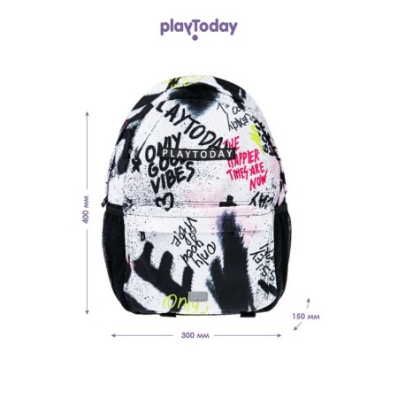 A backpack for the girl PlayTode, size 40x30x15 cm-8