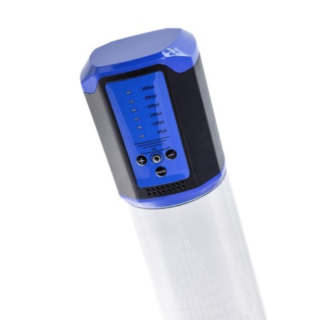 Automatic pump for the penis Sexus Men Expert Ragnar, ABS plastic, blue, 29 cm-7