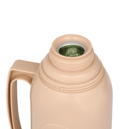 Thermos 1.7 l, with a glass flask, retains heat 14 hours, 14 x 34 cm, beige-2