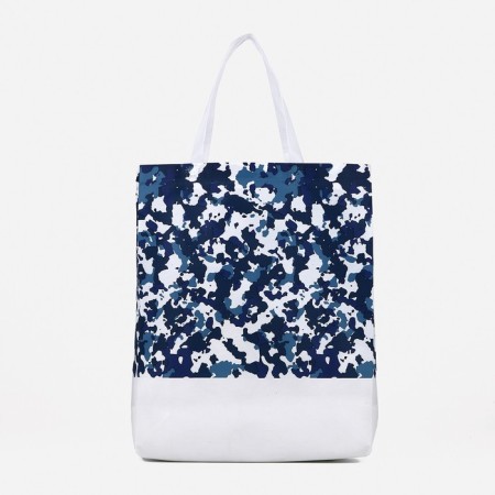 Household bag without fastening, blue color-1