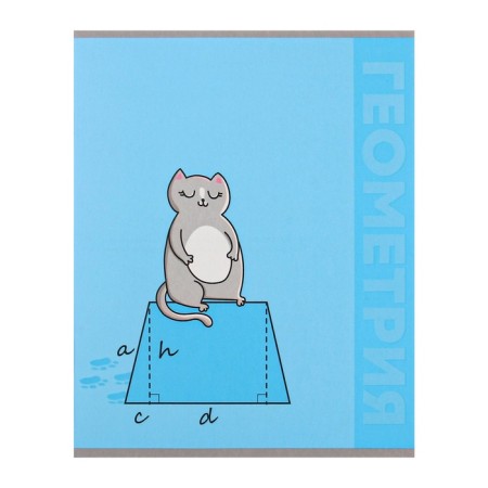 A set of object notebooks Calligrata TOP "Animals", 48 sheets, 12 items, with reference material, cover coated cardboard, matte lamination, selective UV-lame, offset block-16