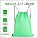 Back for shoes on the lace, textura, green color