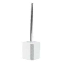 Axentia Lindos toilet from white polyresis, 9.2x9.2 height 38.5 cm