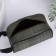 Lightning cosmetic bag, green color