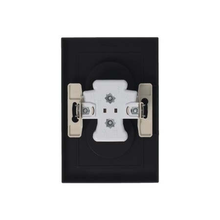 Double SE AtlasDesign, 16 A, 250 V, built -in, without salary, IP20, carbon, Atn001020-5