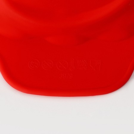 Baking uniform "Basket", silicone, 26 × 22.5 × 9 cm, red color-6