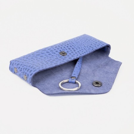 Key on the Textura button, length 15 cm, lilac color-2
