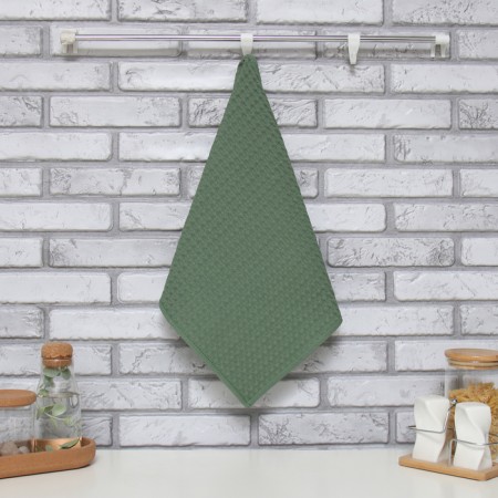 Toward "Dolyana" col. khaki 35x60 cm, 100% hl., large waffle 220 g/m2