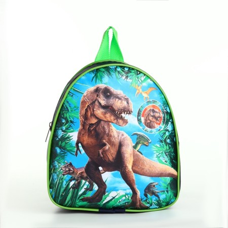 Baby backpack on a zipper, "chosen", green color-2