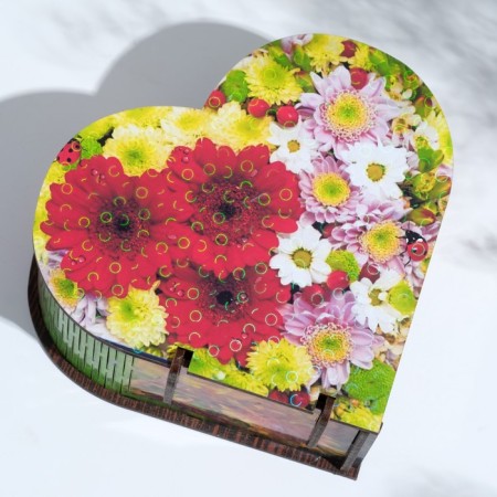 Casket Heart "Herber", 16x14x7 cm-2