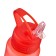 Sports water bottle, 650 ml, Baraolet, with a drinker, 24 x 7 cm, red