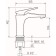 Sink mixer "RMS" SL122-001F, single-leaf, 35 mm cartridge, brass, chrome