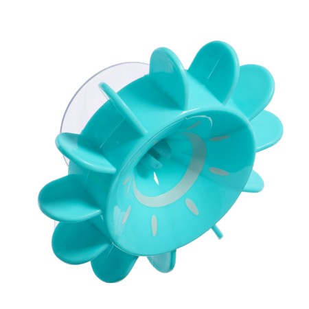 The track for playing the bathroom "Duck Hill", on suction cups, is attached to the wall-7