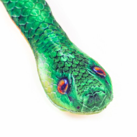 Soft toy "Snake", green, realism-1