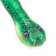 Soft toy "Snake", green, realism