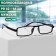 Ready glasses GA0549 (color: C1 black; diopter: + 3.5; Toning: no)