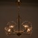 Oysteza chandelier 5he27 40W gold 52x52x42 cm Bayerlux