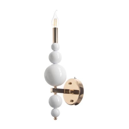 Sconces "Siena" 1he14 40W white-gold 12x17x40 cm