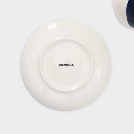 Service Tea porcelain shade Ternura, 12 items: 6 cups 250 ml, 6 saucer d = 15 cm-6