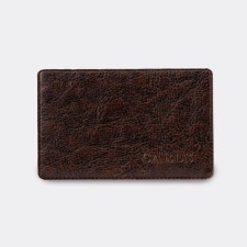 Cover for travel ticket, brown color