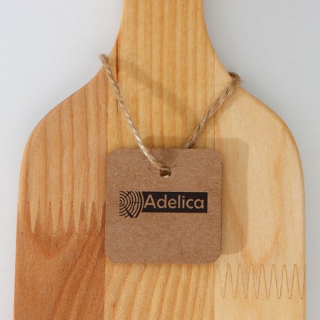 Defense board ADELICA, 40 × 10 × 1.8 cm, in gift packaging, birch-4