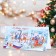 Happy New Year Walking card! Sani, Tricolor, 11 x 21.5 cm