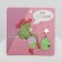 Emall earrings "frogs" magic, green color in gold