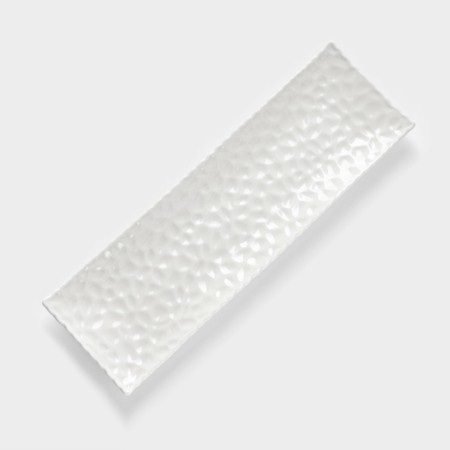 Ceramic serving "airiness", 30.5 × 9.5 cm, white color-1
