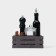 Stand - an organizer for spices of the Dolyan "Reika", 20 × 14 × 7.7 cm, dark color