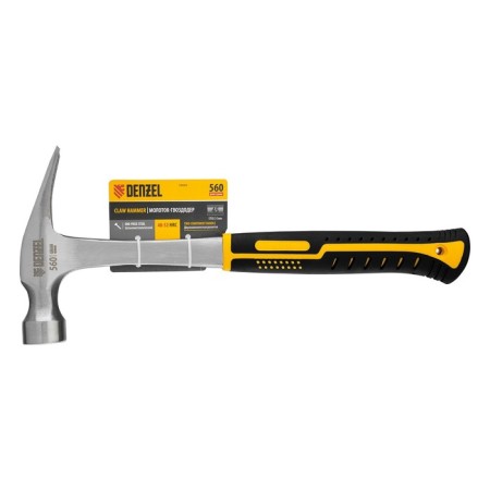 Denzel 10424 gvo hammer, all-metal, two-component handle, 560 g-6