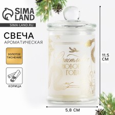 New Year. Candle Banchka New Year's interior 
