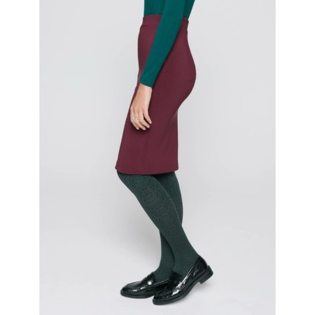Women's skirt Prestige LONG, Size S, Graph Wine color-2
