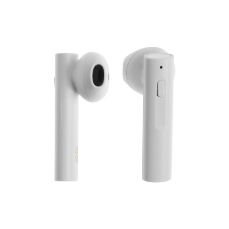 Wireless headphones Mybit VBT 1.18, TWS, inserts, BT5.0, 30/200 mAh, solar panel, white-2
