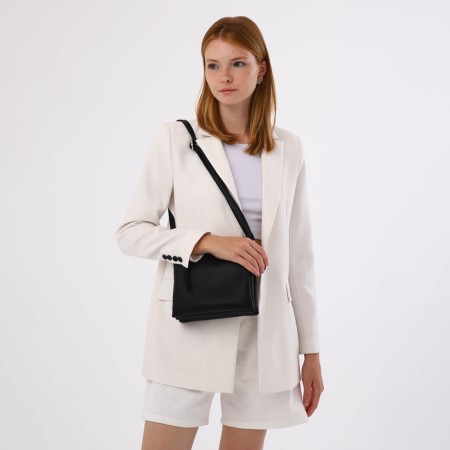 Female bag on a valve, black color-8