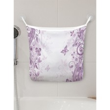 Organizer in a bathtub on suction cups 