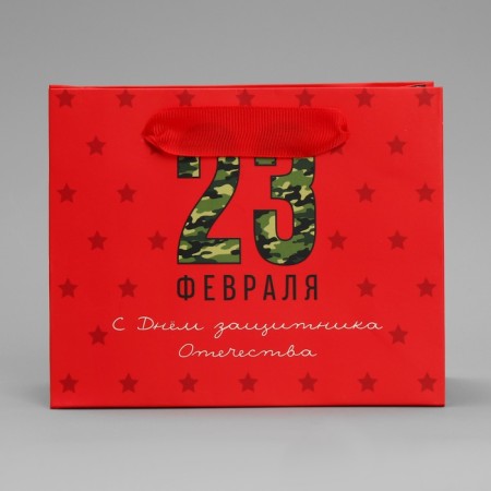 Gift Laminated horizontal package, packaging, “socks for the defender”, S 15 x 12 x 5.5 cm-2