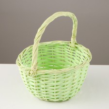 Basket, 20 × 20 × 11.5/25 cm, willow