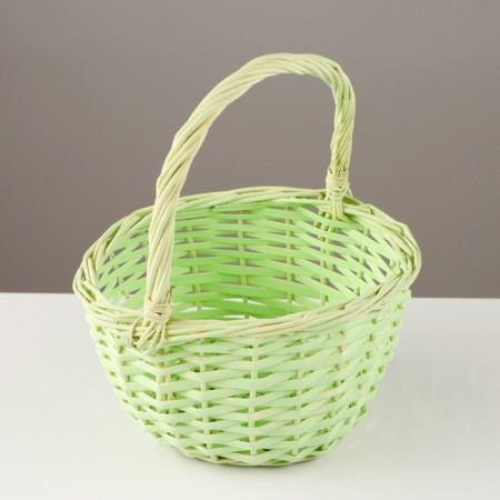Basket, 20 × 20 × 11.5/25 cm, willow