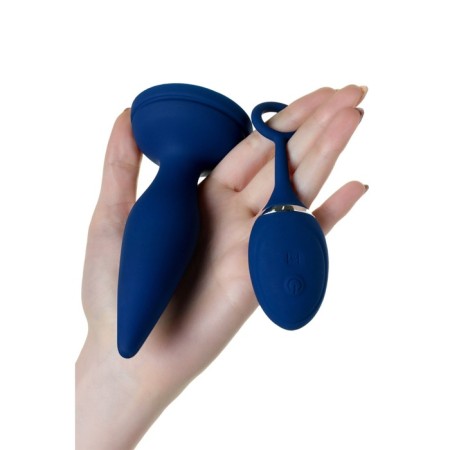 O’Play Unico anal vibrating tribe with a remote control, silicone, blue, 13.5 cm-9