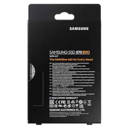 SSD Samsung Sata III 2TB MZ-77E2T0BW 870 EVO 2.5 "-9