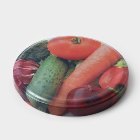 Conservation cover "Elite", TO-89 mm, screw, varnished, packaging 20 pcs, color mix-2