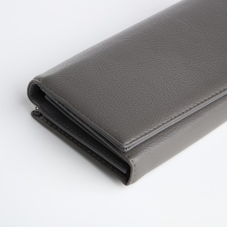 Women's wallet on magnet, gray color-2