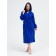 Frequencies Tainted dressing gown with a hood, size 56-58, cornflower color