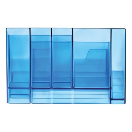 Organizer stand for the Cascade office, tinted blue-4