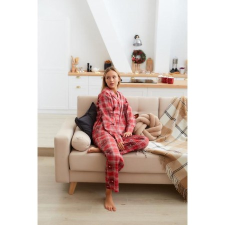 Пижама (рубашка, брюки) женская KAFTAN Red, р. 40-42-8