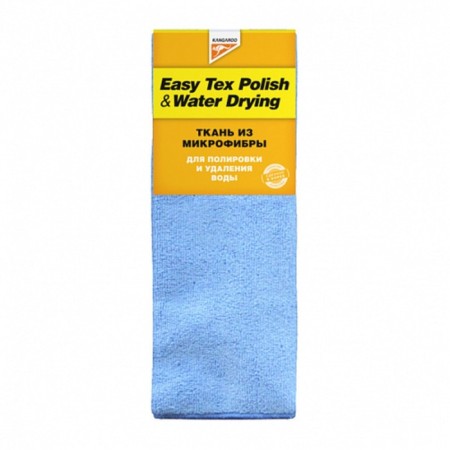 Ткань для протирки стекол авто Kangaroo Easy Tex Glass cleaning, 40 х 60 см