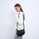 Women's bag made of artificial leather, 20x16x8.5 cm, black color