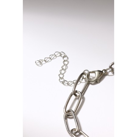 Bracelet "Arbuzik" pearls, colored in silver, l = 16 cm-3