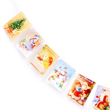 Set "New Year's flags", 15 flags-4