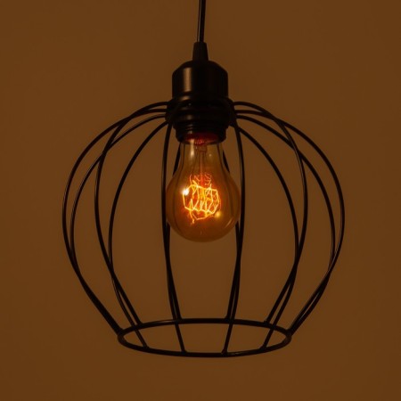 Lamp "Amadeo" 1x40W E27 Black 21x21x70cm-3